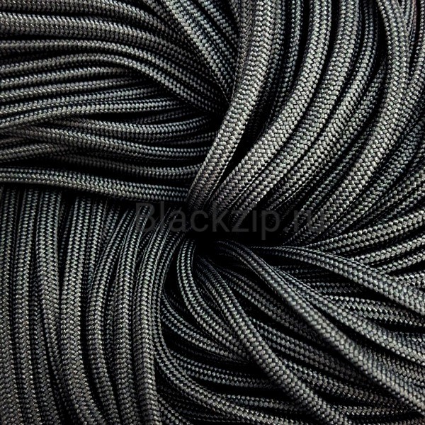 Шнур паракорд , ИТГФ, черный, 4 мм, Рулон 100 метров