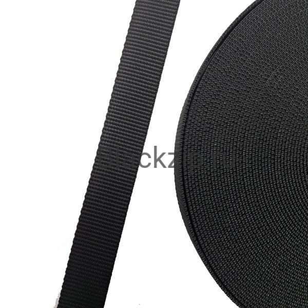 Стропа текстильная АМА, ЛРТП-25, 25мм, черная