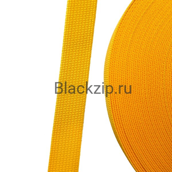 Стропа текстильная АМА, ЛРТП-25М, 25мм, желтая, лимонная