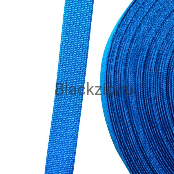 Стропа текстильная АМА, ЛРТП-25М, 25мм, голубая
