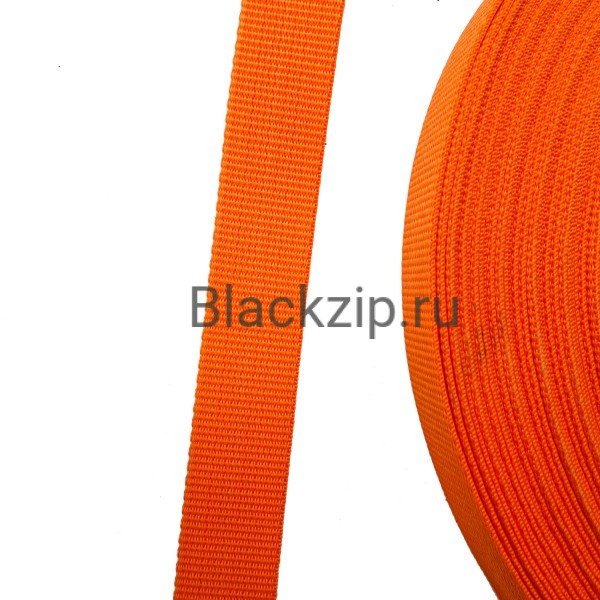 Стропа текстильная АМА, ЛРТП-30, 30мм, оранжевая, морковная