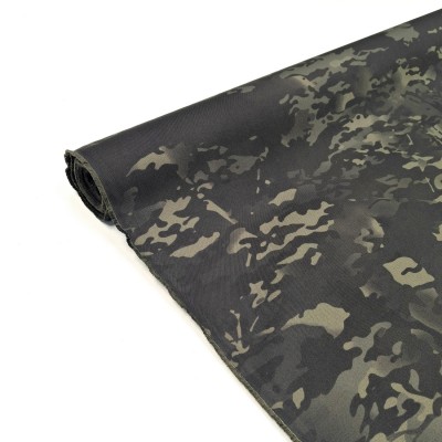 Ткань Кордура  / Cordura 1000D, Черный Мультикам 