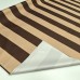 Ткань Оксфорд 600D PU1000, Полоска коричневая + бежевая