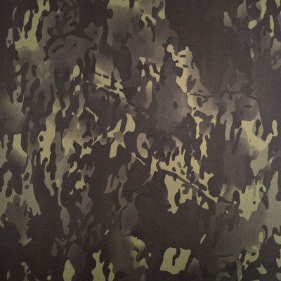 Ткань Кордура  / Cordura 1000D, Черный Мультикам 