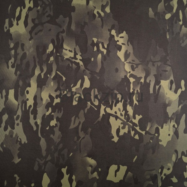 Ткань Кордура  / Cordura 1000D, Черный Мультикам