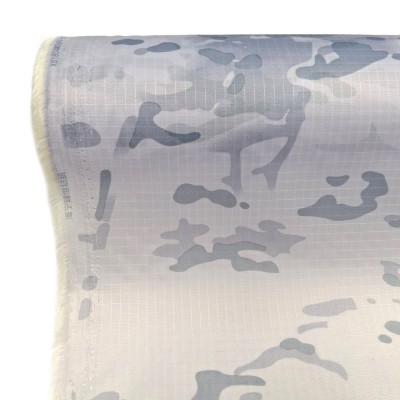 Ткань Таффета рип-стоп PU3000, Белый Мультикам