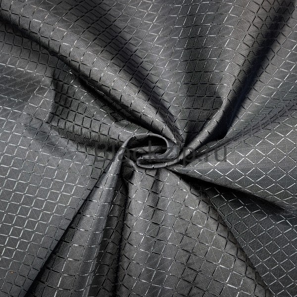 Ткань Robic 420D, Нейлон 100%, рип-стоп ромб, Черный