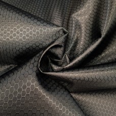 Ткань Оксфорд 300D PU1000, соты, Черный Ткань Оксфорд 300D PU1000, соты, Черный