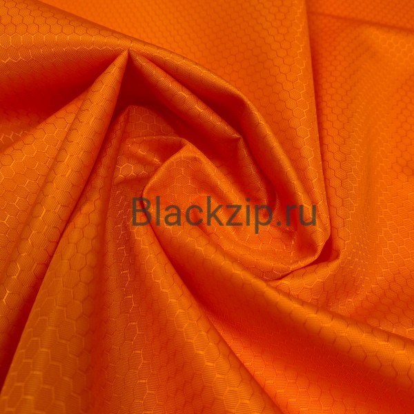 Ткань Оксфорд 300D PU1000, соты, оранжевый