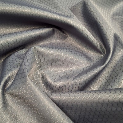 Ткань Оксфорд 300D PU1000, соты, серый