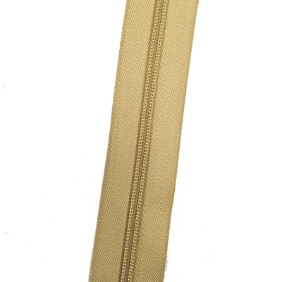 Спиральная молния №8, Бежевая, Стандарт