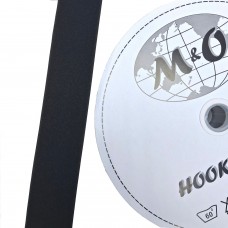Велкро лента 50мм M&O, Черная, 100% нейлон, ПЕТЛЯ Велкро лента 50мм M&O, Черная, 100% нейлон, ПЕТЛЯ