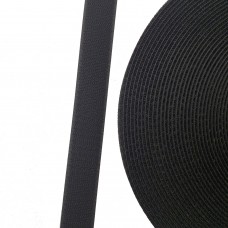 Велкро лента, петля 25мм, пластик, черный, (НЕЗАСОРЯЕМАЯ) Велкро лента, петля 25мм, пластик, черный, (НЕЗАСОРЯЕМАЯ)