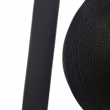 Велкро лента, Петля, 50мм, пластик, черный (незасоряемая) Велкро лента, Петля, 50мм, пластик, черный (незасоряемая)