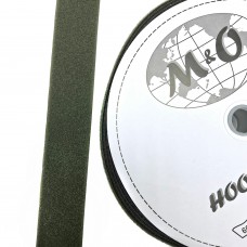 Велкро лента 50мм M&O, олива, 100% нейлон, ПЕТЛЯ