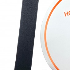 Велкро лента 50мм, Черный, 100% нейлон, Рулон 25м, петля.