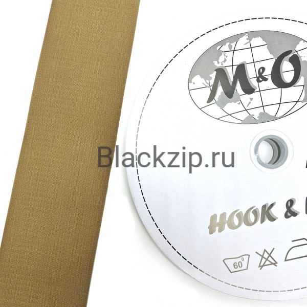 Велкро лента 100мм M&O, койот браун, 100% нейлон, КРЮЧОК