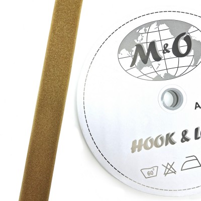 Велкро лента 40мм M&O, койот браун, 100% нейлон, ПЕТЛЯ