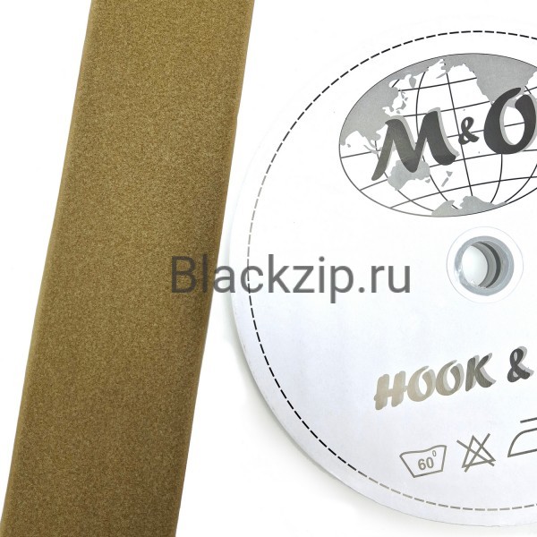 Велкро лента 100мм M&O, койот браун, 100% нейлон, ПЕТЛЯ