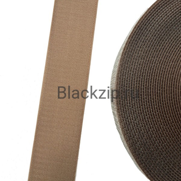 Велкро лента 50мм, койот браун, 100% нейлон, КРЮЧОК