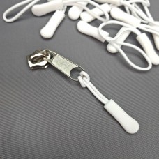 Пуллер для бегунка, Белые, 100шт Пуллер для бегунка, Белые, 100шт